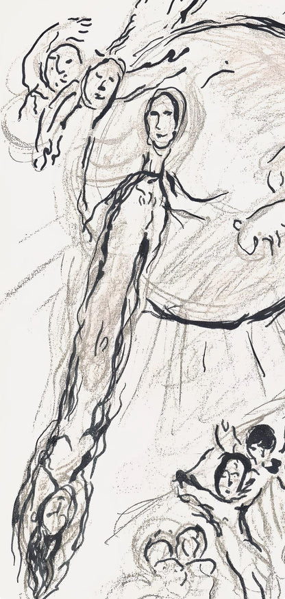 Marc Chagall, Composition (Cramer 61), Le Plafond De L'Opra De Paris, Lithograph