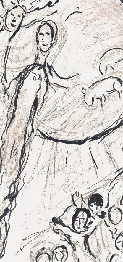 Marc Chagall, Composition (Cramer 61), Le Plafond De L'Opra De Paris, Lithograph