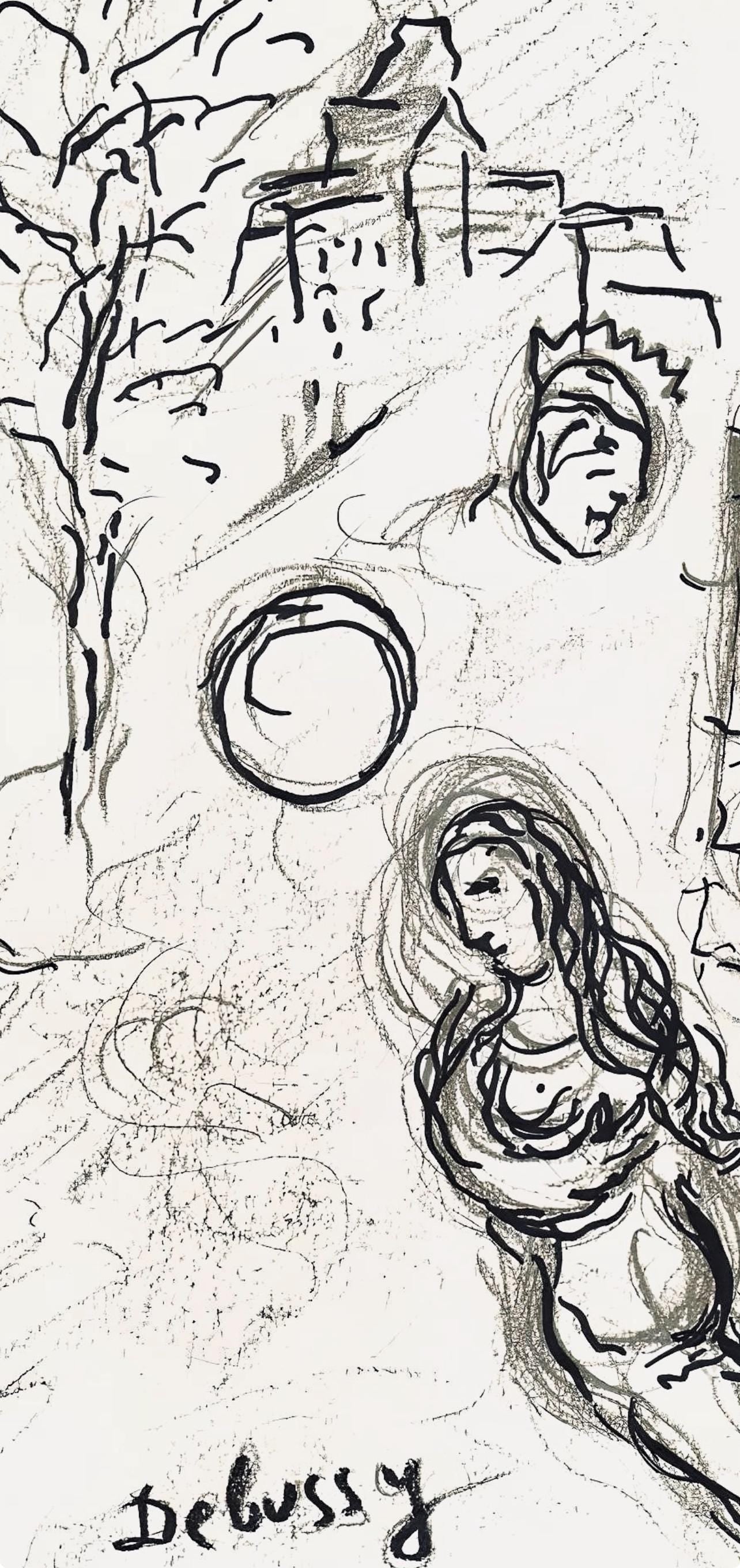 Marc Chagall, Composition (Cramer 61), Le Plafond De L'Opra De Paris, Lithograph