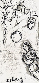 Marc Chagall, Composition (Cramer 61), Le Plafond De L'Opra De Paris, Lithograph