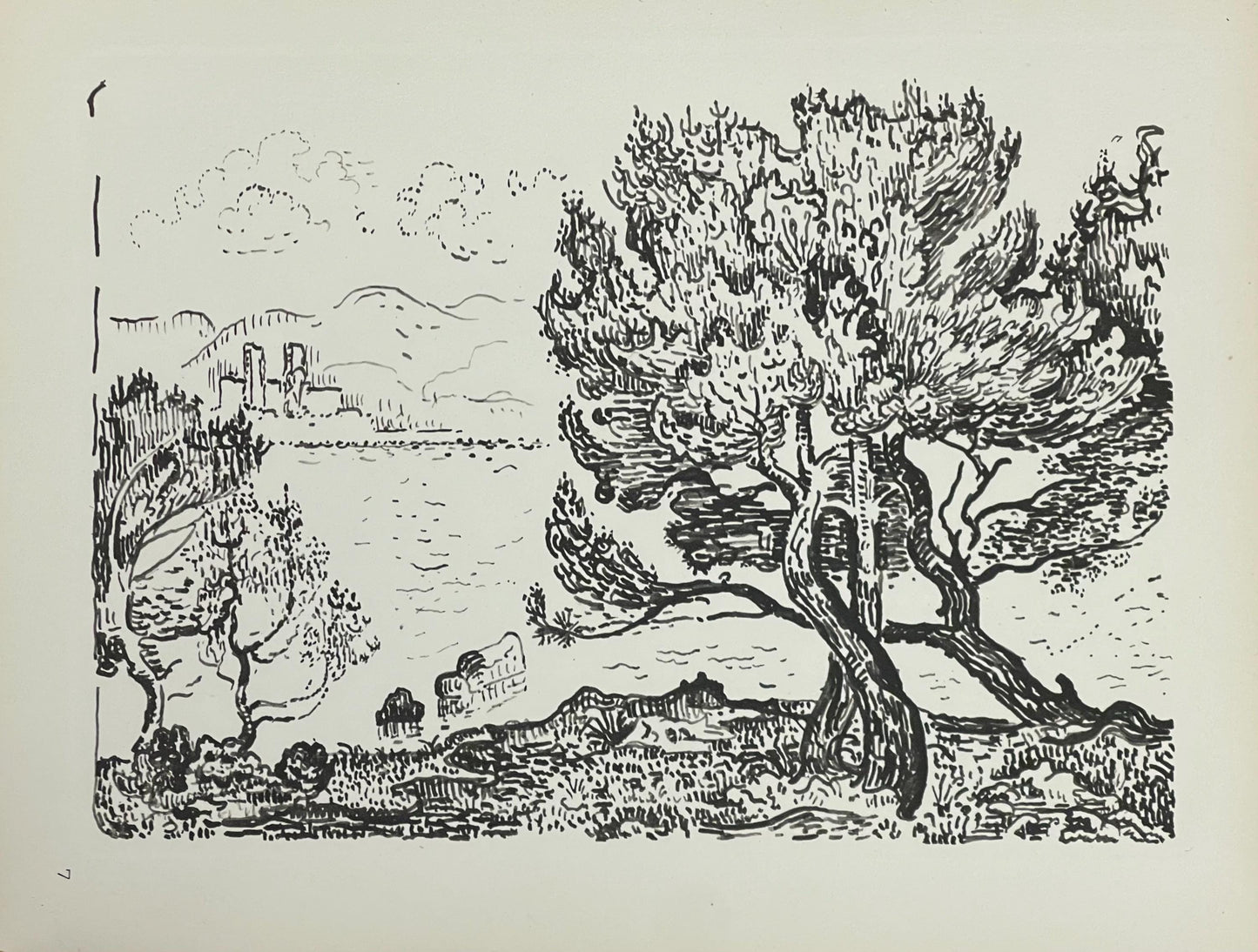 Paul Signac, Antibes, Signac Dessins, Lithograph