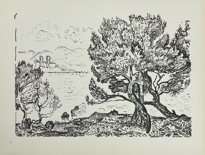 Paul Signac, Antibes, Signac Dessins, Lithograph