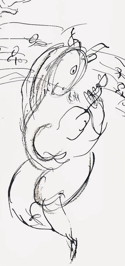 Marc Chagall, Composition (Cramer 61), Le Plafond De L'Opra De Paris, Lithograph