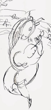 Marc Chagall, Composition (Cramer 61), Le Plafond De L'Opra De Paris, Lithograph