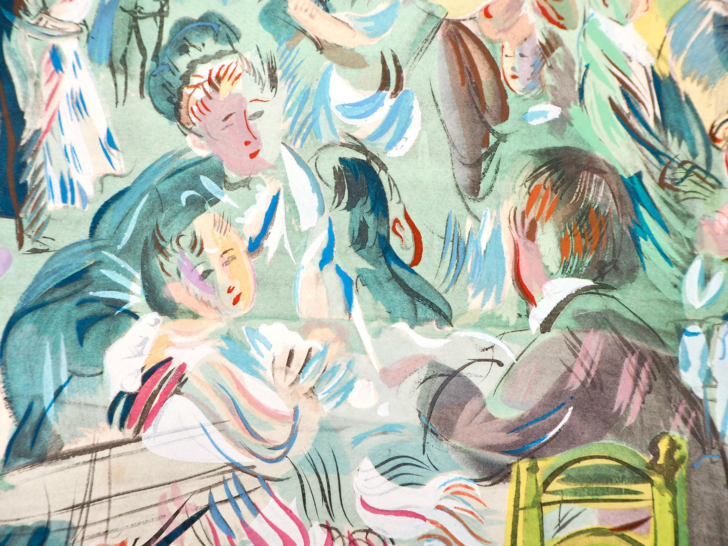 Raoul Dufy, Composition, Eaux-De-Vie, Esprit De La Fleur Et Du Fruit, Lithograph