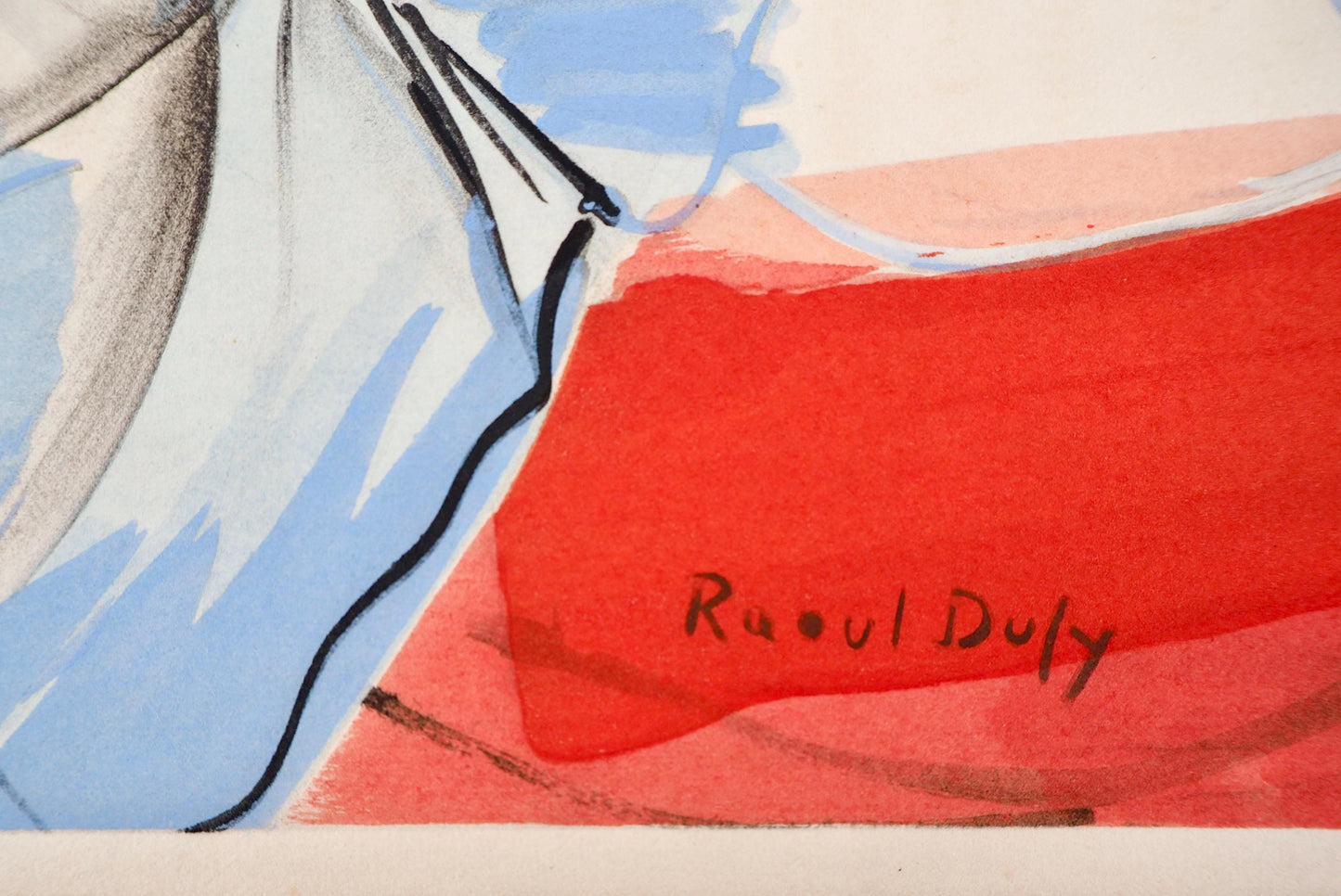 Raoul Dufy, Composition, Eaux-De-Vie, Esprit De La Fleur Et Du Fruit, Lithograph