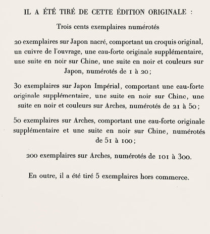 Raoul Dufy, Composition, Eaux-De-Vie, Esprit De La Fleur Et Du Fruit, Lithograph