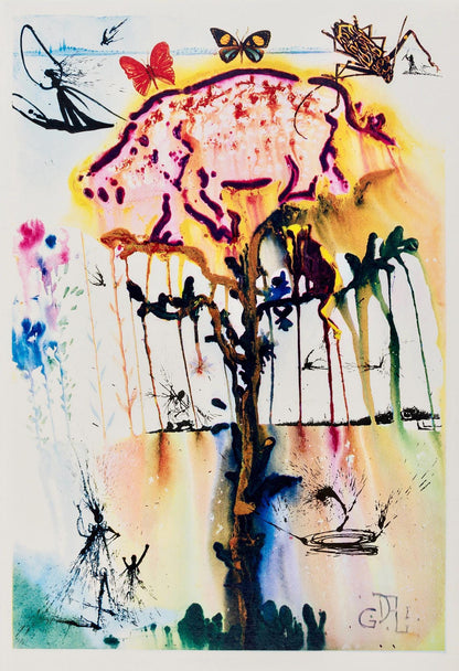 Salvador Dal, Composition (Field 69-5, A-M), Alice'S Adventures In Wonderland, Hliogravure