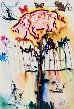 Salvador Dal, Composition (Field 69-5, A-M), Alice'S Adventures In Wonderland, Hliogravure