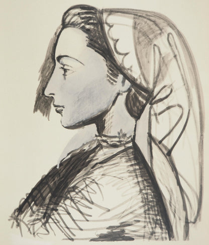 Pablo Picasso, Composition (Orozco 238), Picasso, La Flte Double, Lithograph