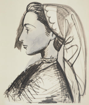 Pablo Picasso, Composition (Orozco 238), Picasso, La Flte Double, Lithograph