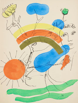 Fernand Lger, Composition (Saphire 24-38), Les Illuminations, Lithograph