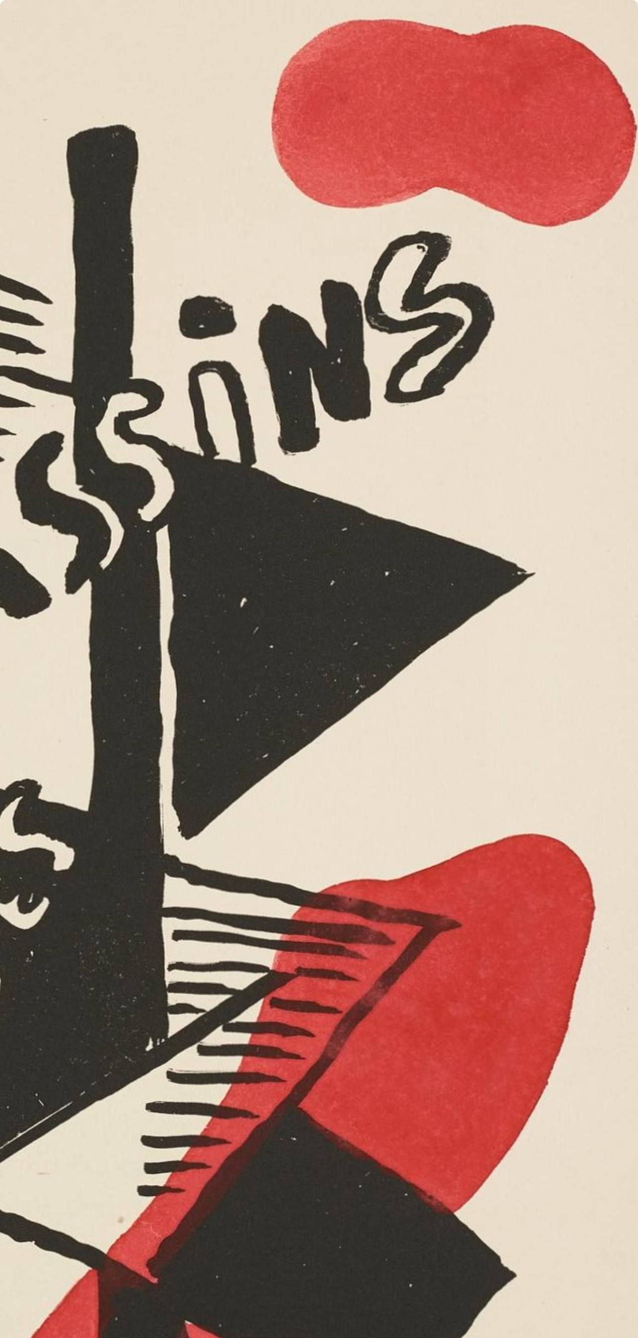Fernand Lger, Composition (Saphire 24-38), Les Illuminations, Lithograph