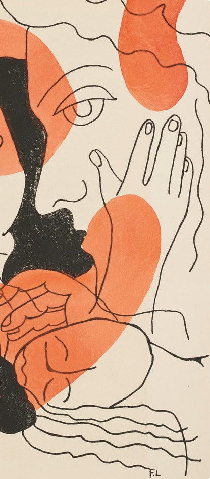 Fernand Lger, Composition (Saphire 24-38), Les Illuminations, Lithograph