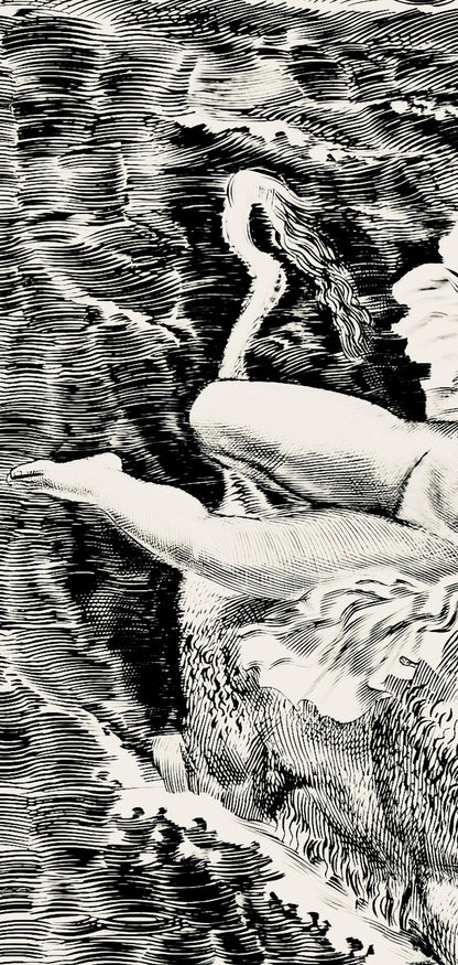 Albert Decaris, Composition, Portrait De A. Decaris, Engraving