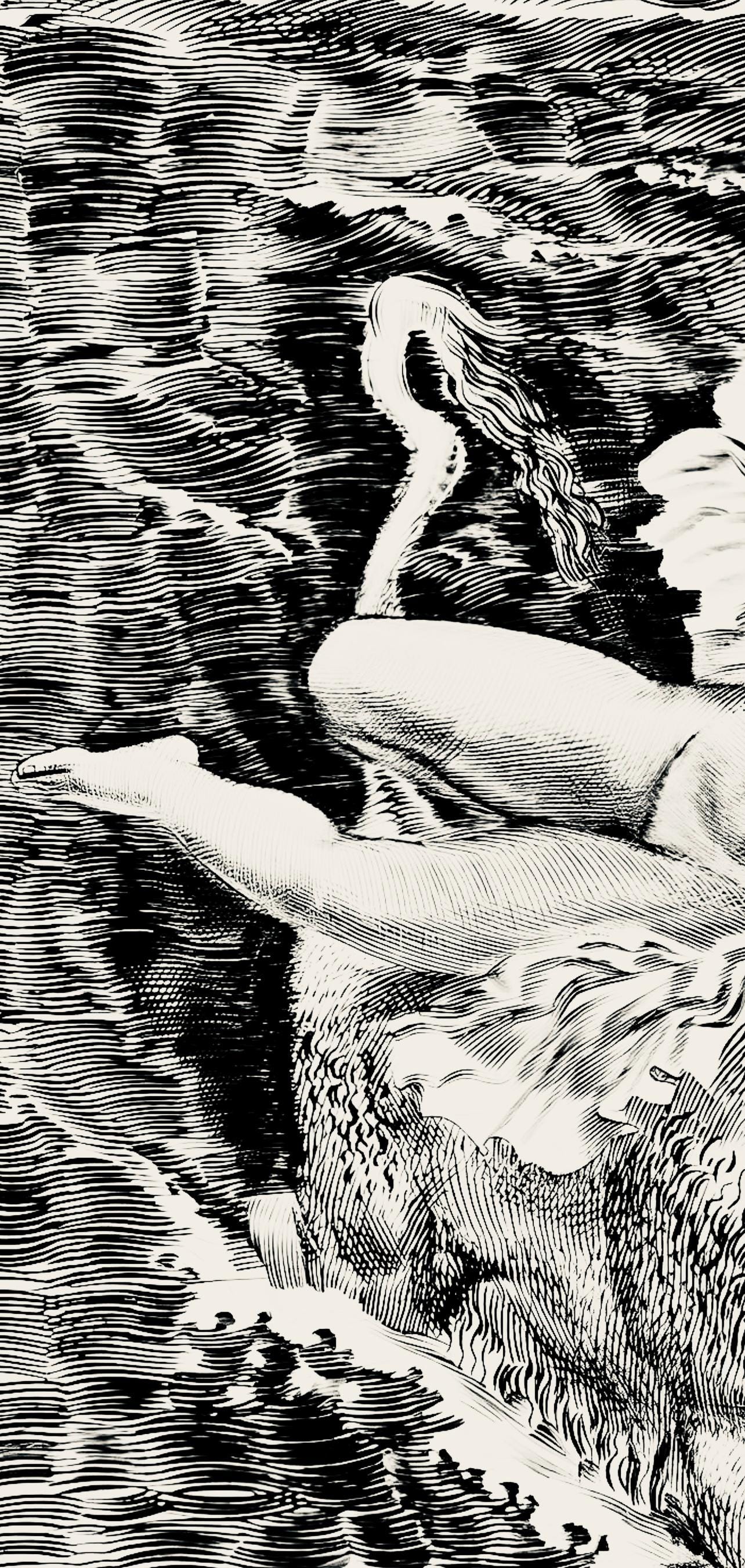 Albert Decaris, Composition, Portrait De A. Decaris, Engraving