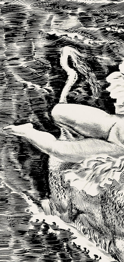 Albert Decaris, Composition, Portrait De A. Decaris, Engraving