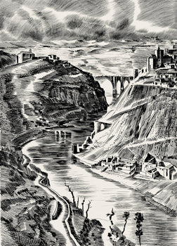 Albert Decaris, Composition, Portrait De A. Decaris, Engraving