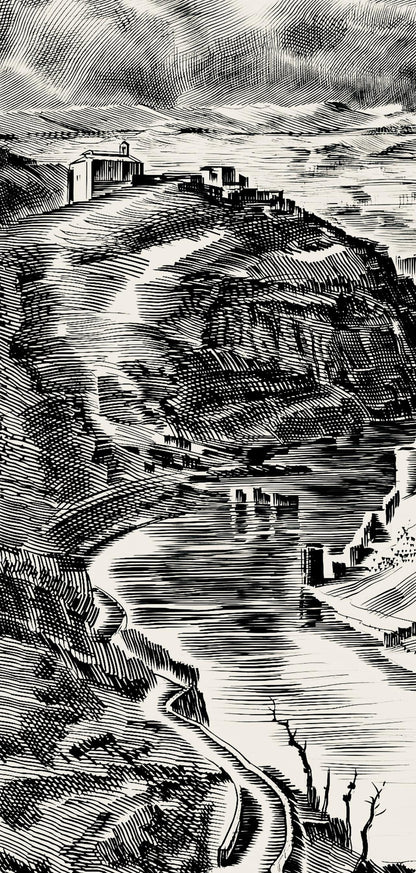 Albert Decaris, Composition, Portrait De A. Decaris, Engraving