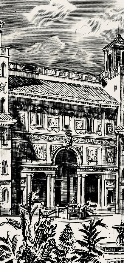 Albert Decaris, Composition, Portrait De A. Decaris, Engraving