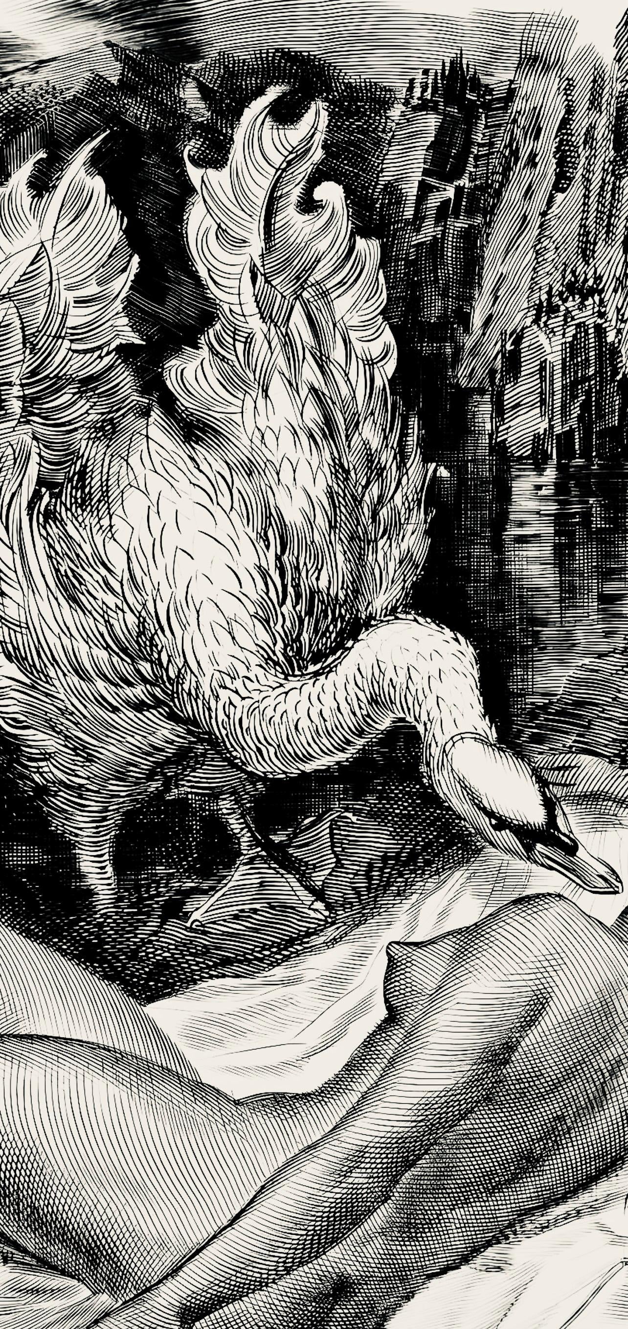 Albert Decaris, Composition, Portrait De A. Decaris, Engraving