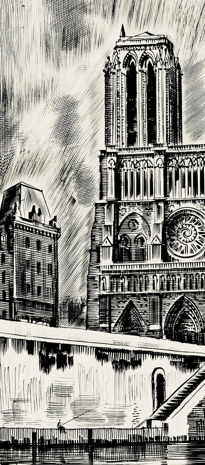 Albert Decaris, Composition, Portrait De A. Decaris, Engraving