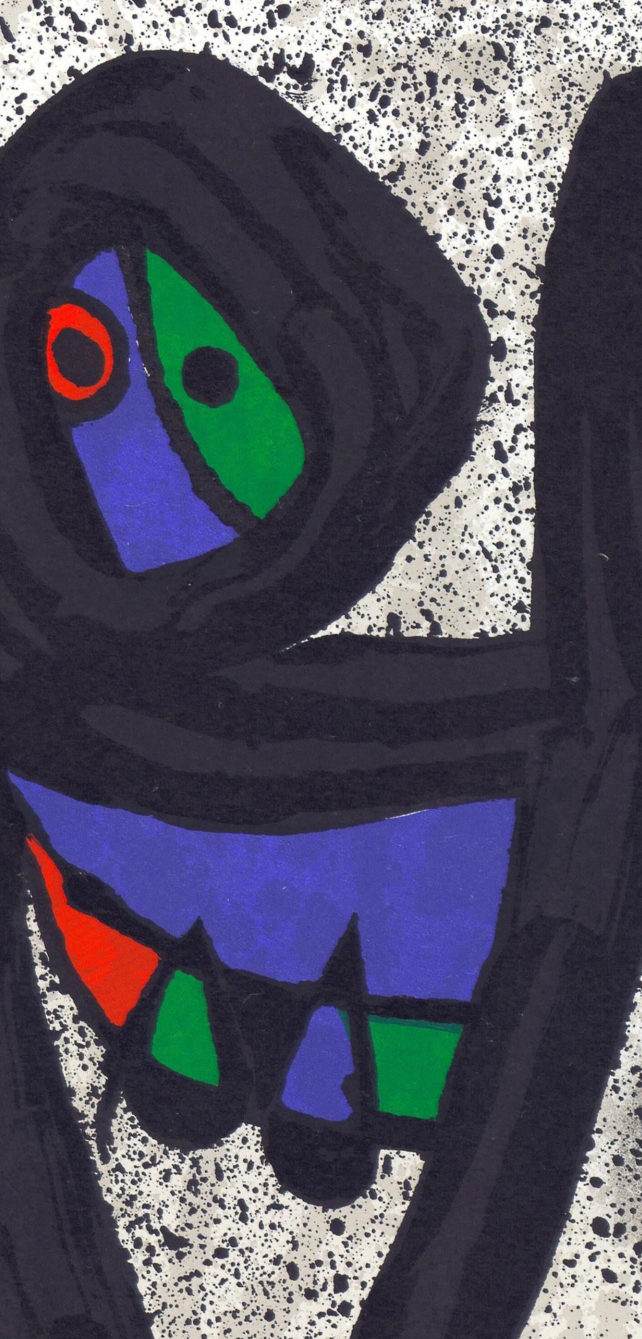 Joan Mir, Composition (Cramer 145; Mourlot, 738-740), Derrire Le Miroir, Lithograph