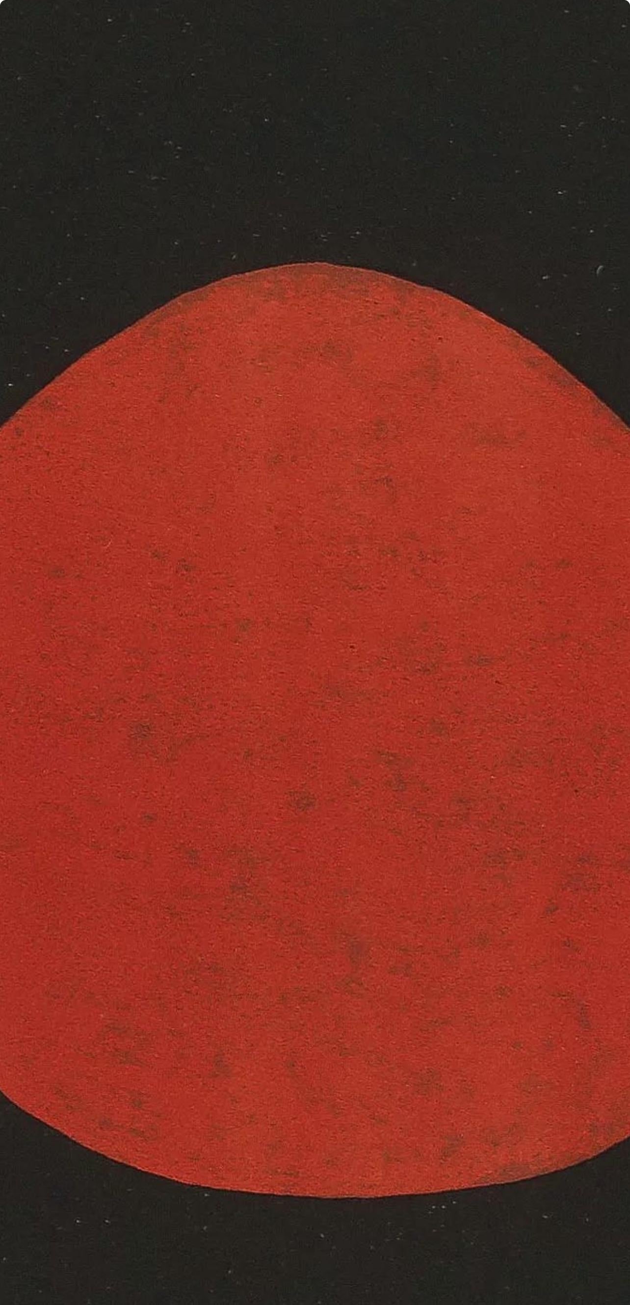 Joan Mir, Composition (Mourlot 1722), Derrire Le Miroir, Lithograph