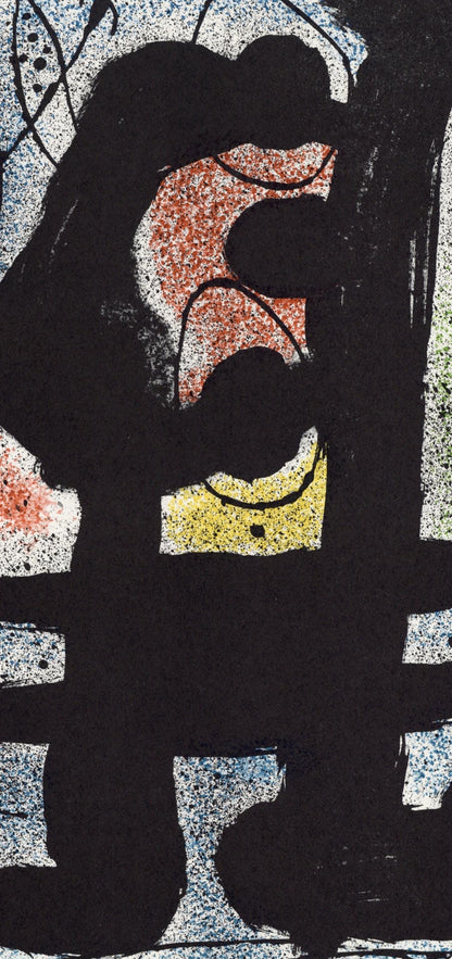 Joan Mir, Composition (Cramer 112; Mourlot 439-442), Derrire Le Miroir, Lithograph