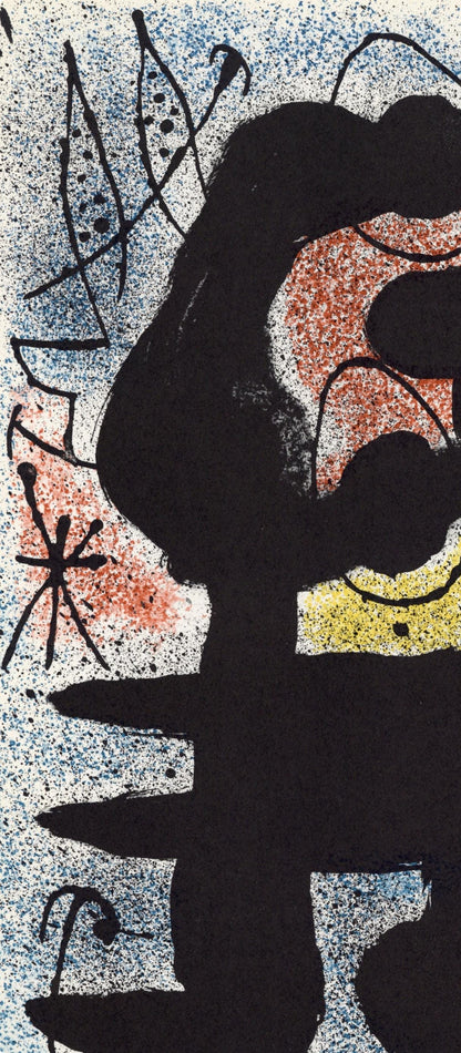 Joan Mir, Composition (Cramer 112; Mourlot 439-442), Derrire Le Miroir, Lithograph