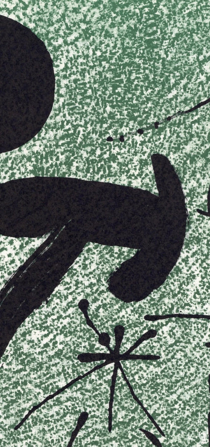 Joan Mir, Composition (Cramer 112; Mourlot 439-442), Derrire Le Miroir, Lithograph