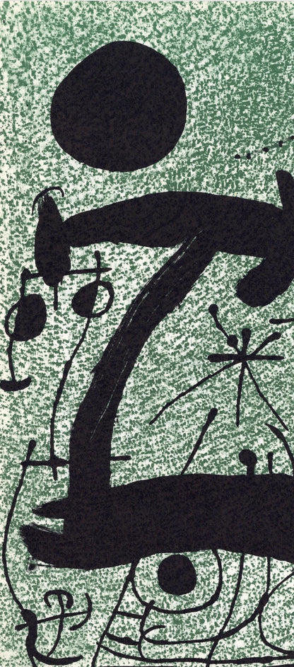 Joan Mir, Composition (Cramer 112; Mourlot 439-442), Derrire Le Miroir, Lithograph