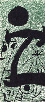 Joan Mir, Composition (Cramer 112; Mourlot 439-442), Derrire Le Miroir, Lithograph