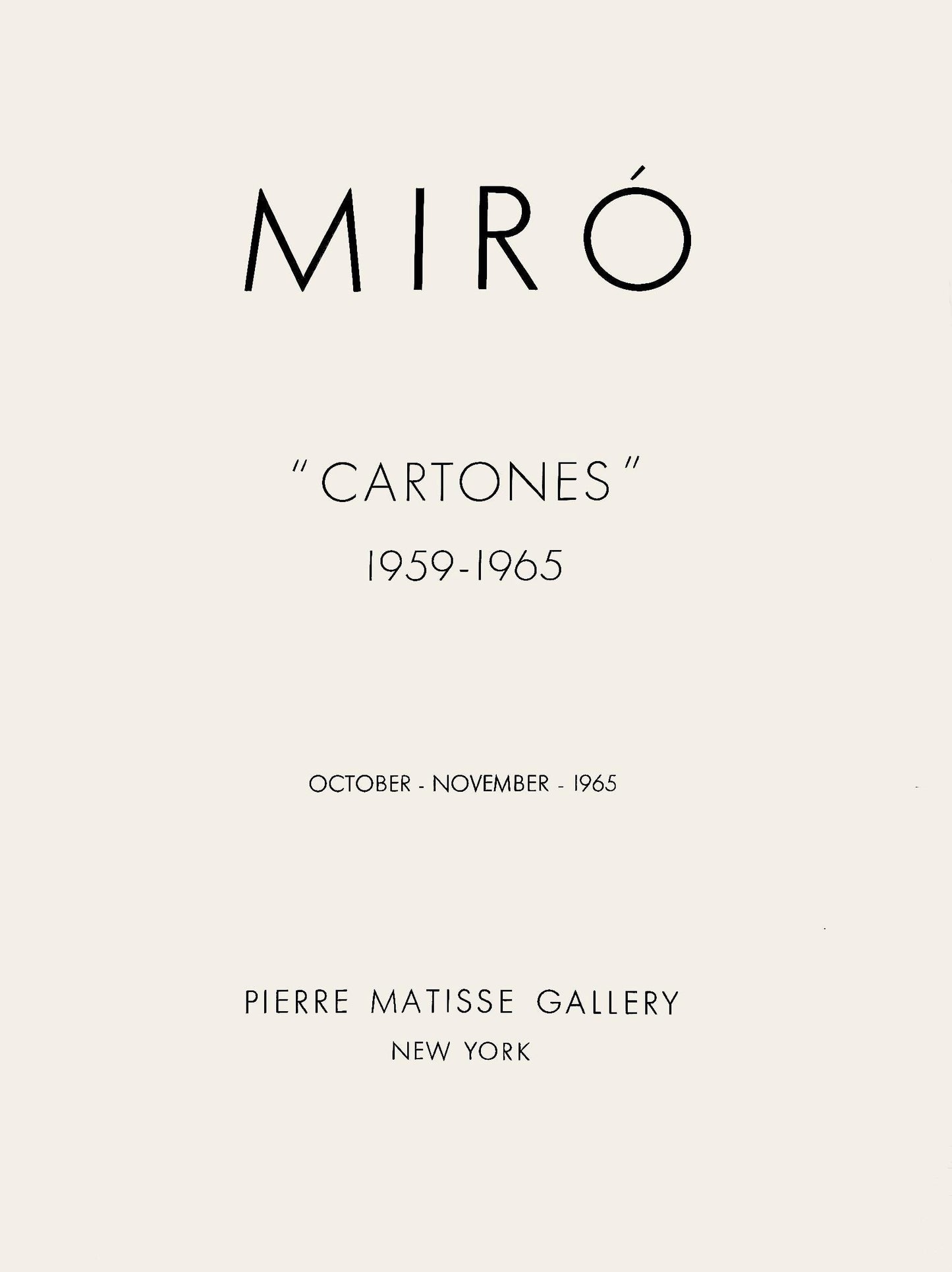 Joan Mir, Composition (Cramer 103; Mourlot 382-383), Mir Cartones 1956-1965, Lithograph