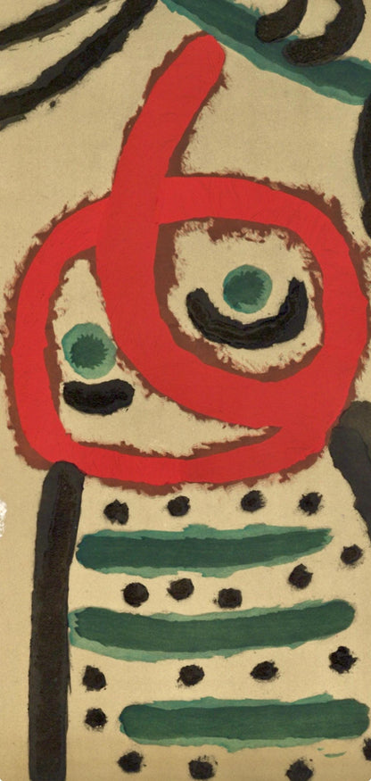 Joan Mir, Composition (Cramer 103; Mourlot 382-383), Mir Cartones 1956-1965, Lithograph