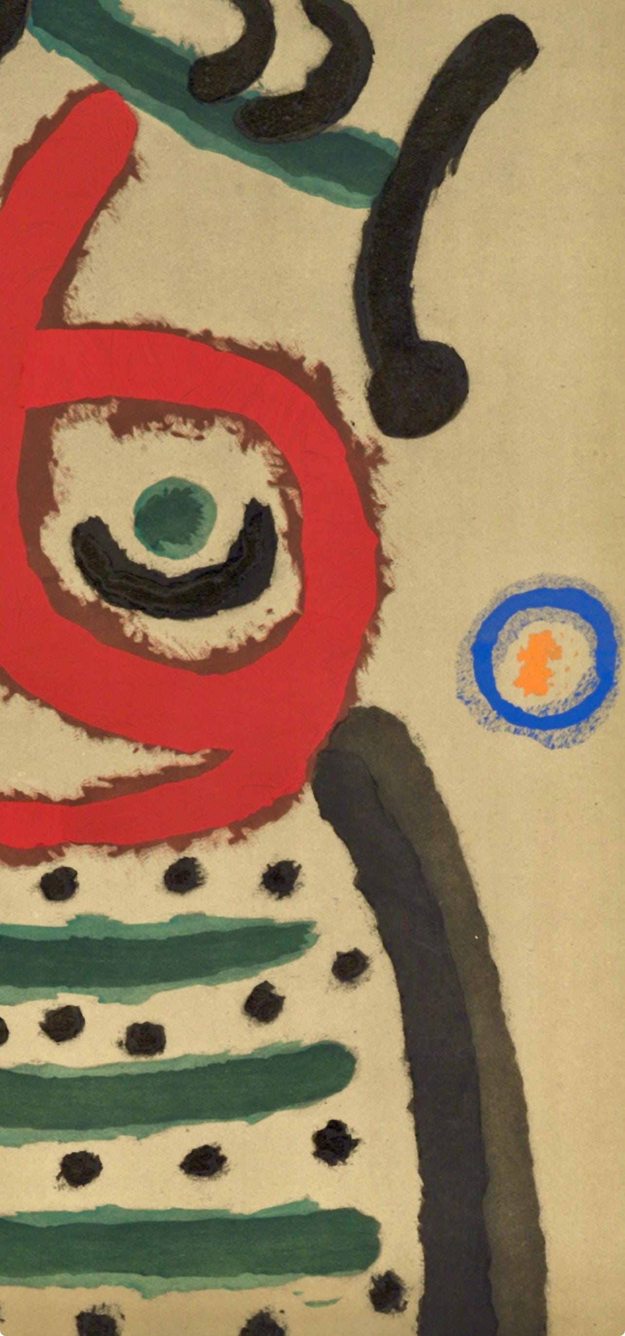 Joan Mir, Composition (Cramer 103; Mourlot 382-383), Mir Cartones 1956-1965, Lithograph