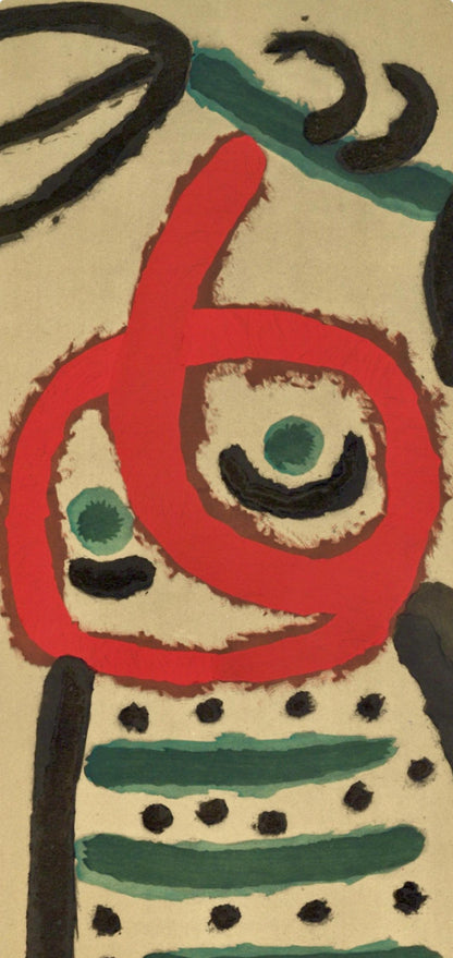 Joan Mir, Composition (Cramer 103; Mourlot 382-383), Mir Cartones 1956-1965, Lithograph