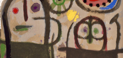 Joan Mir, Composition (Cramer 103; Mourlot 382-383), Mir Cartones 1956-1965, Lithograph