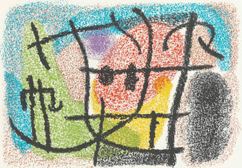 Joan Mir, Composition (Cramer 103; Mourlot 382-383), Mir Cartones 1956-1965, Lithograph