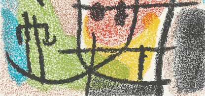 Joan Mir, Composition (Cramer 103; Mourlot 382-383), Mir Cartones 1956-1965, Lithograph