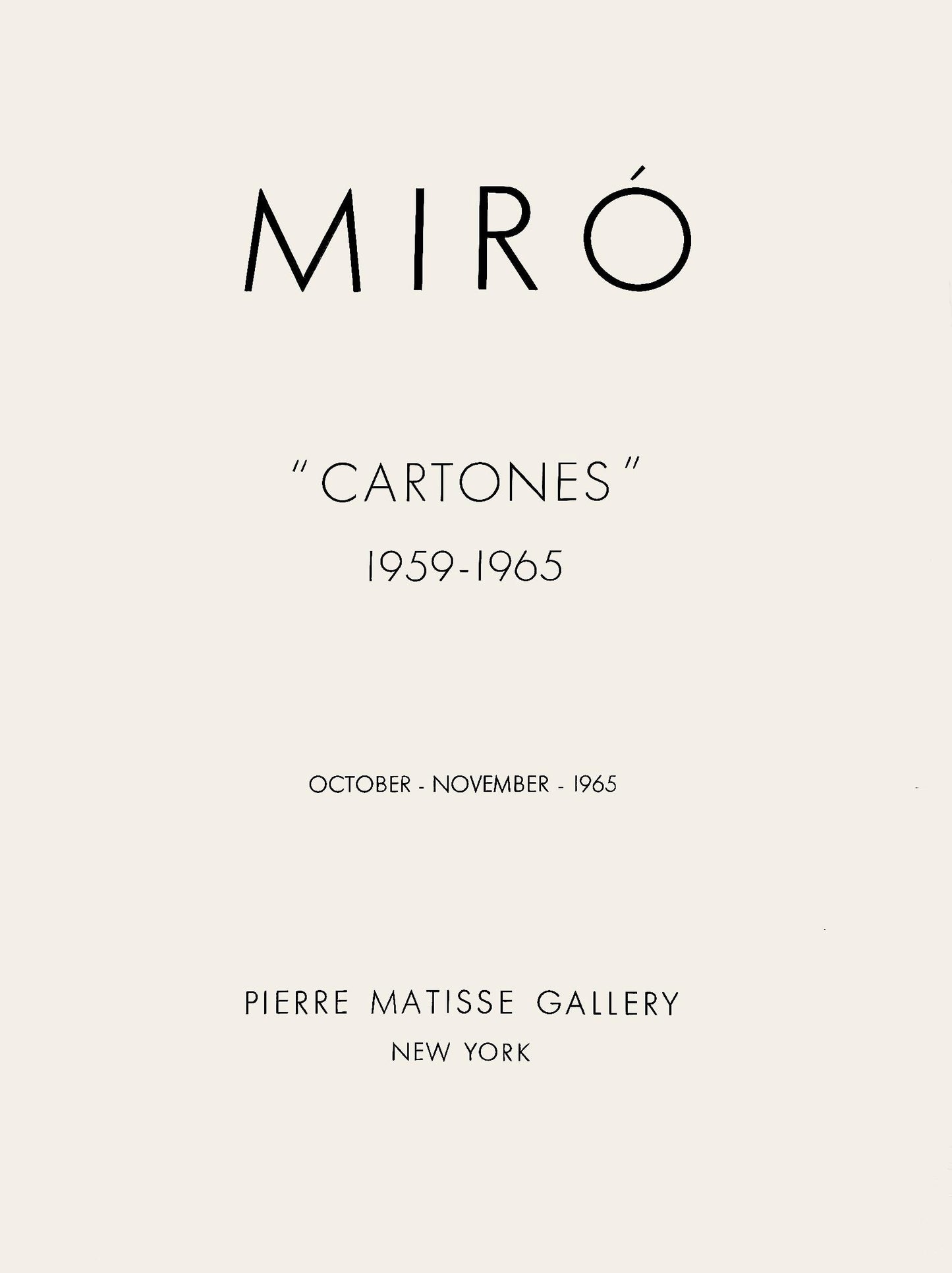 Joan Mir, Composition (Cramer 103; Mourlot 382-383), Mir Cartones 1956-1965, Lithograph