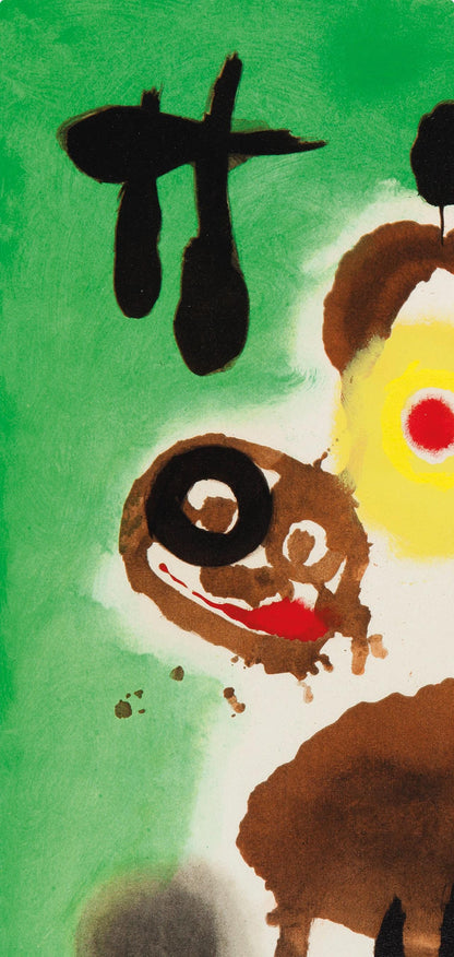 Joan Mir, Composition (Cramer 69; Dupin 292; Mourlot 286-294), Mir 1959-1960, Lithograph