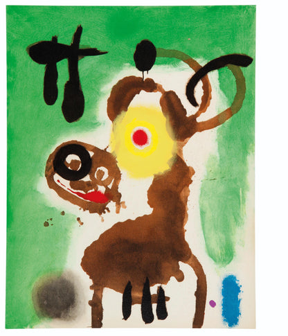 Joan Mir, Composition (Cramer 69; Dupin 292; Mourlot 286-294), Mir 1959-1960, Lithograph