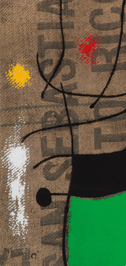 Joan Mir, Composition (Cramer 69; Dupin 292; Mourlot 286-294), Mir 1959-1960, Lithograph