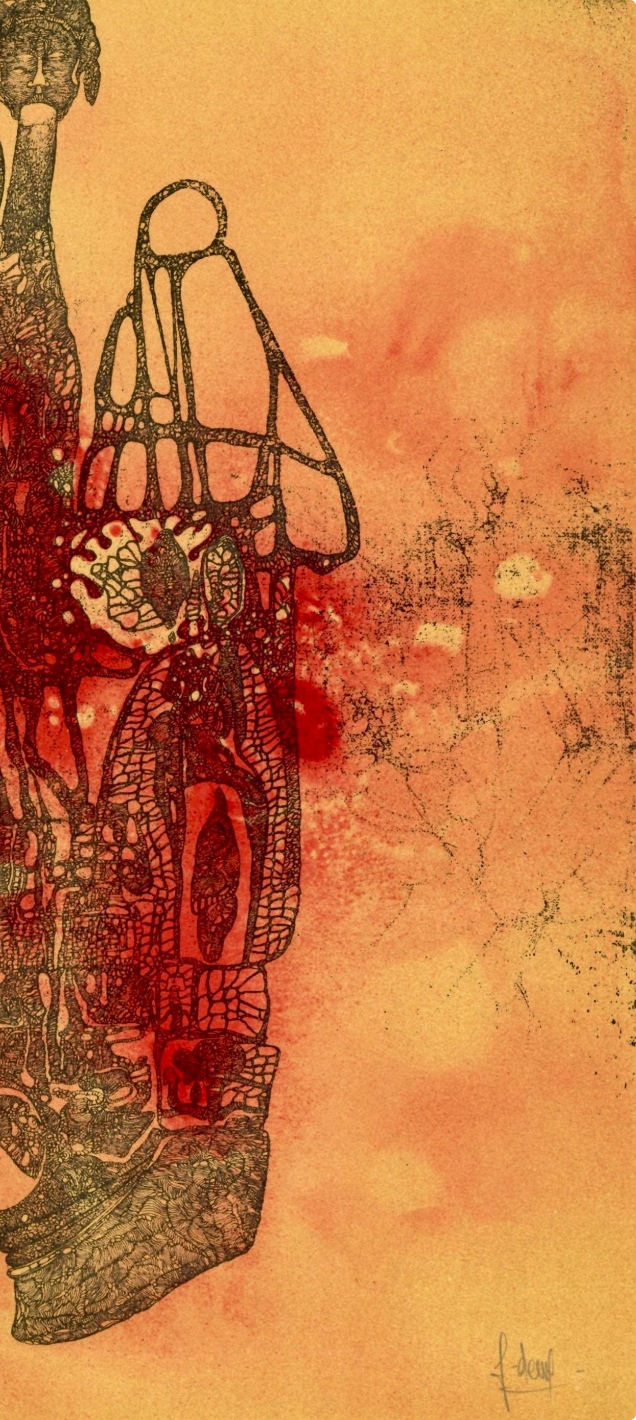 Fred Deux, Composition, Variations Sur L'Imaginaire, Lithograph