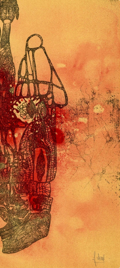 Fred Deux, Composition, Variations Sur L'Imaginaire, Lithograph