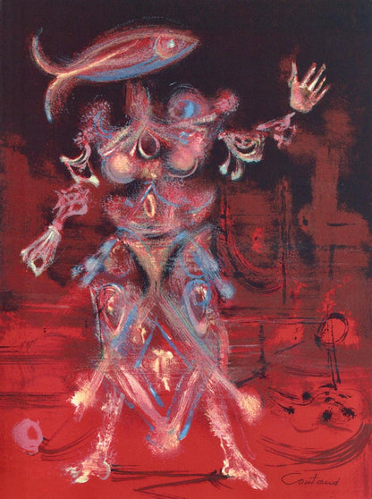 Lucien Coutaud, Composition, Variations Sur L'Imaginaire, Lithograph