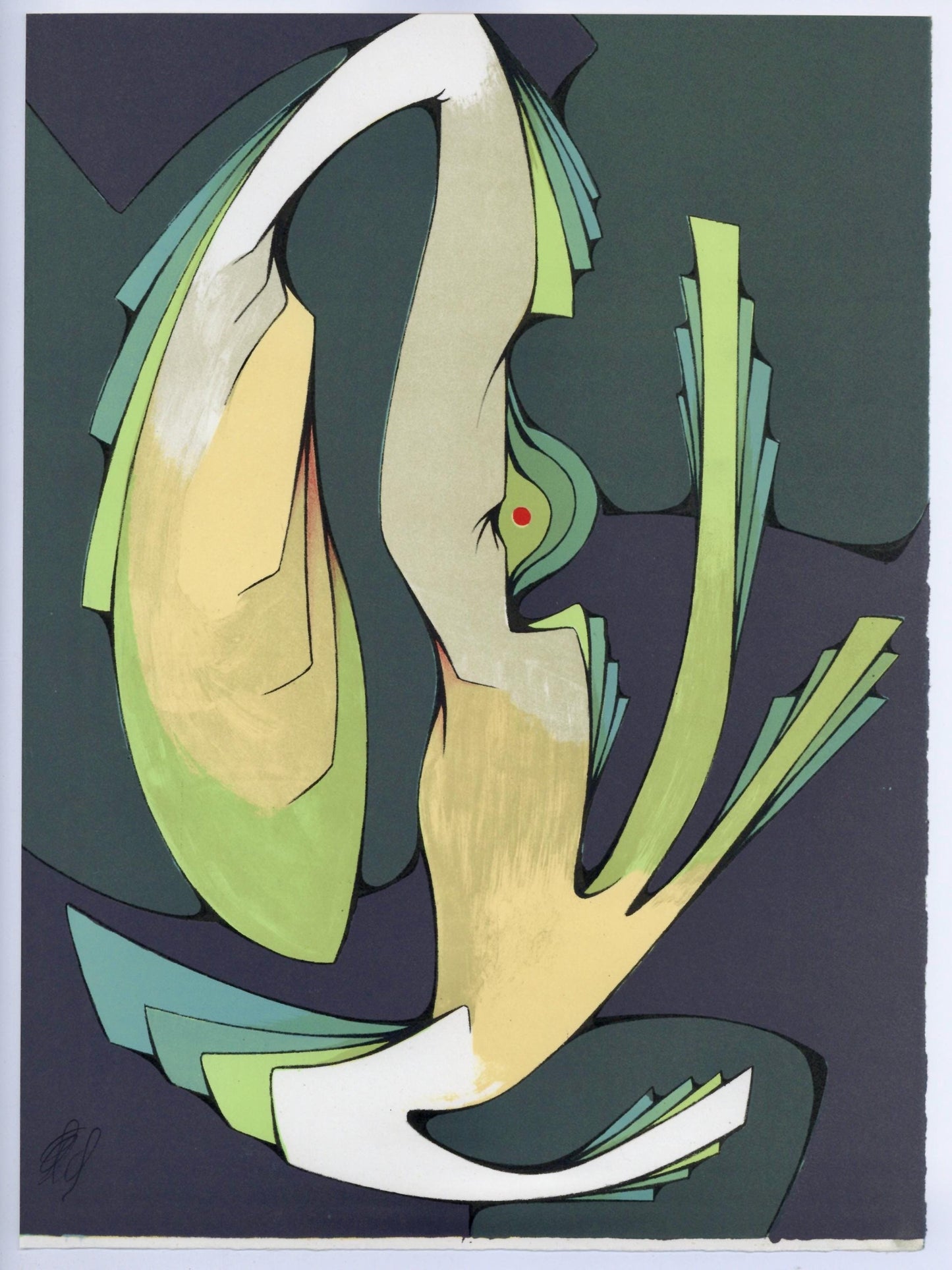 Joachim Ferrer, Composition, Variations Sur L'Imaginaire, Lithograph