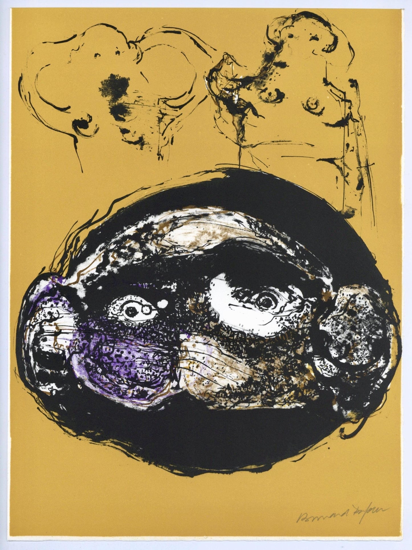 Bernard Dufour, Composition, Variations Sur L'Imaginaire, Lithograph