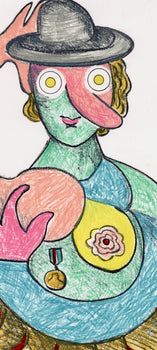 Enrico Baj, Composition, Variations Sur L'Imaginaire, Lithograph